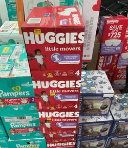 Huggies Size 4 Count 58 $33.99