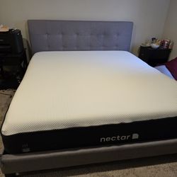 Cali KING mattress And Bedframe 