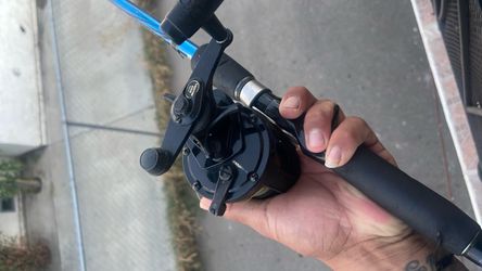 Shimano reel and 8ft rod