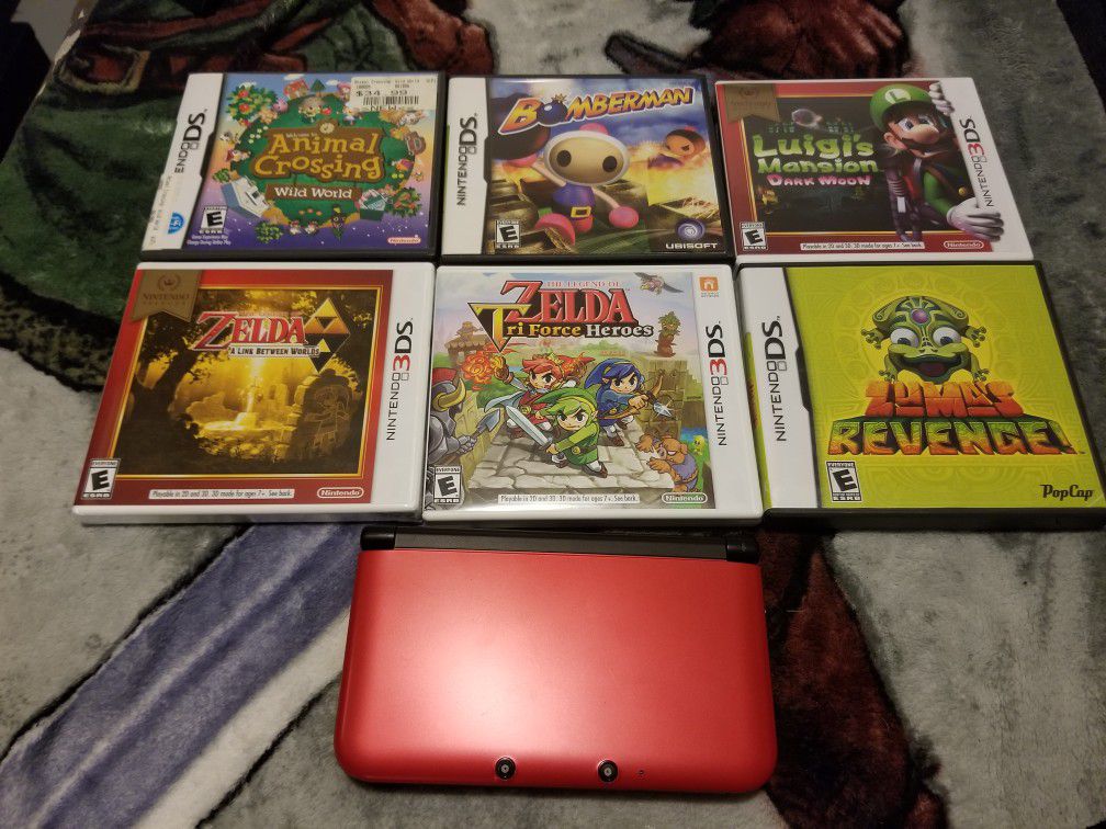 3ds xl with games