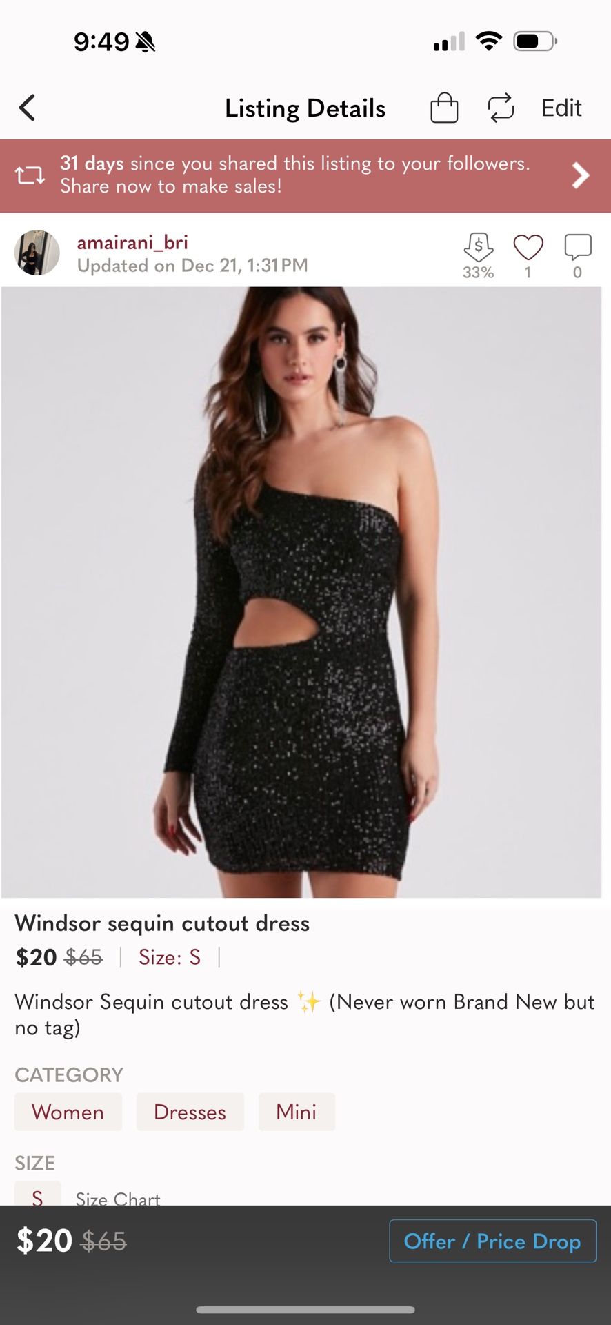 Windsor Sequin Dress 