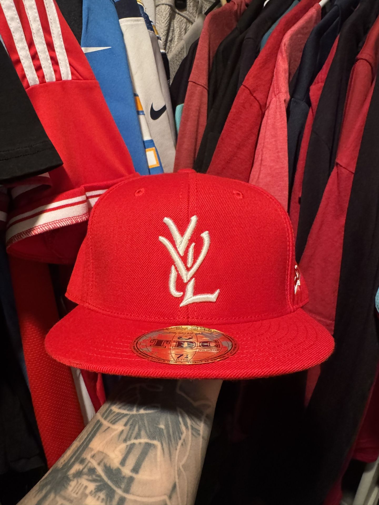 YVL Fitted Hat Red