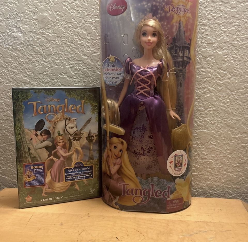 Tangled Doll With DVD - Original Packaging