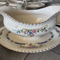 Old English Johnson Brothers China Large 49-Piece Set Eastbourne Line Made in England