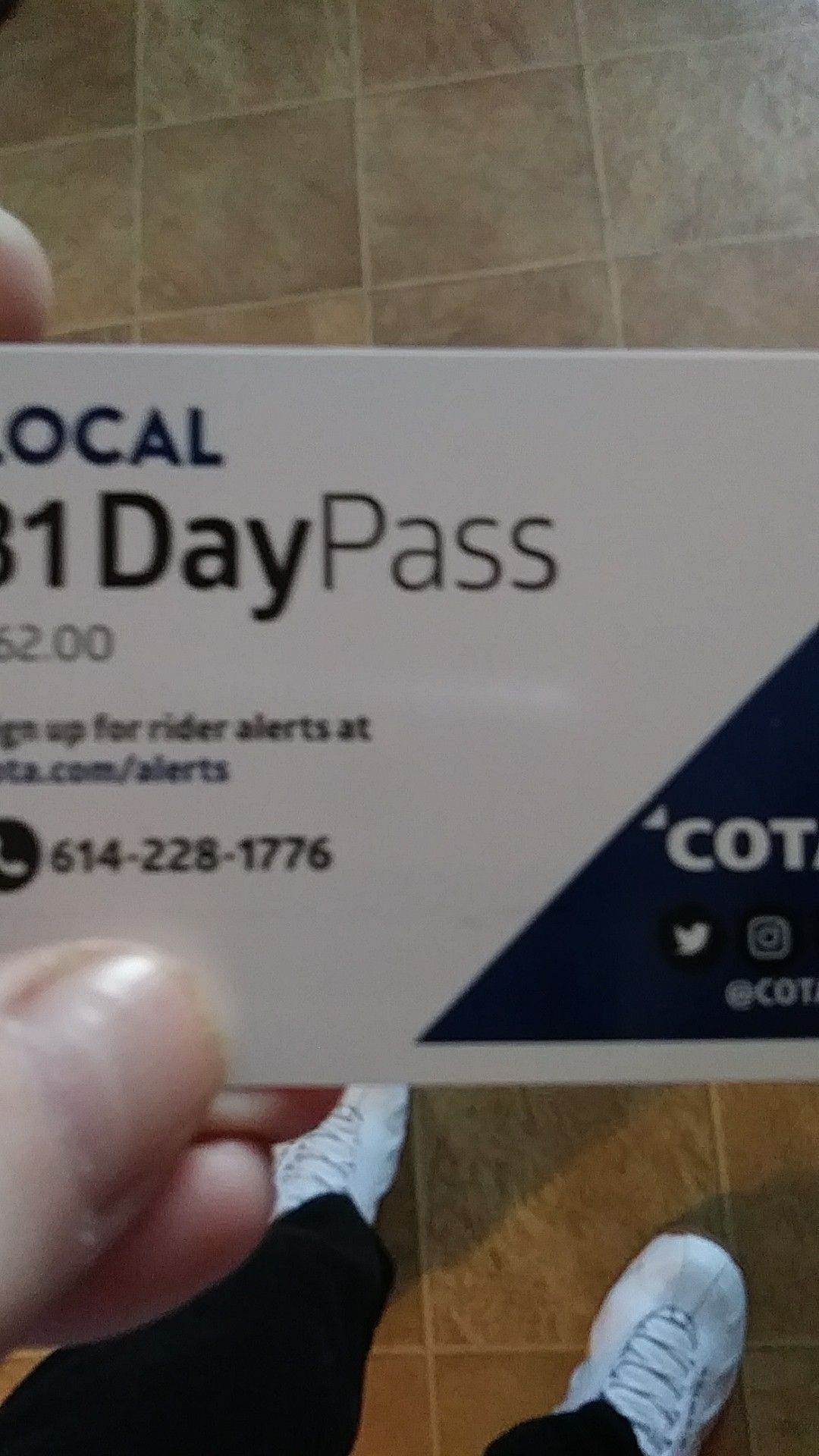 I have a all month bus pass. Never been used