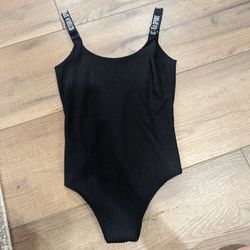 Victoria Secret Sport Ribbed Bodysuit Sz XS 