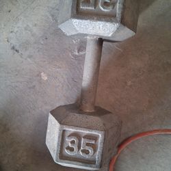 35 Pound Dumbell 