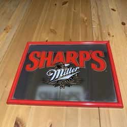 Sharps Miller Beer Mirror 