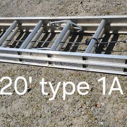 20' Werner aluminum ladder -type 1A(300#)