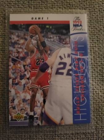 1993 UPPER DECK #198 MICHAEL JORDAN BULLS HOF mint