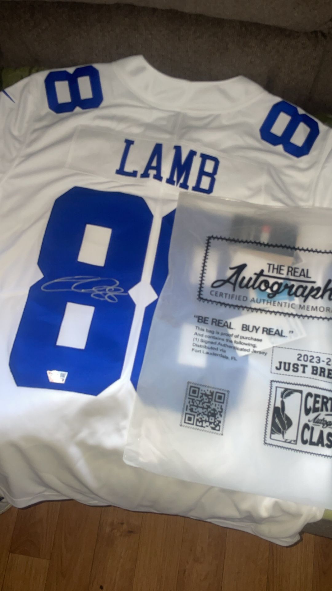 Signed CeeDee Lamb Jersey