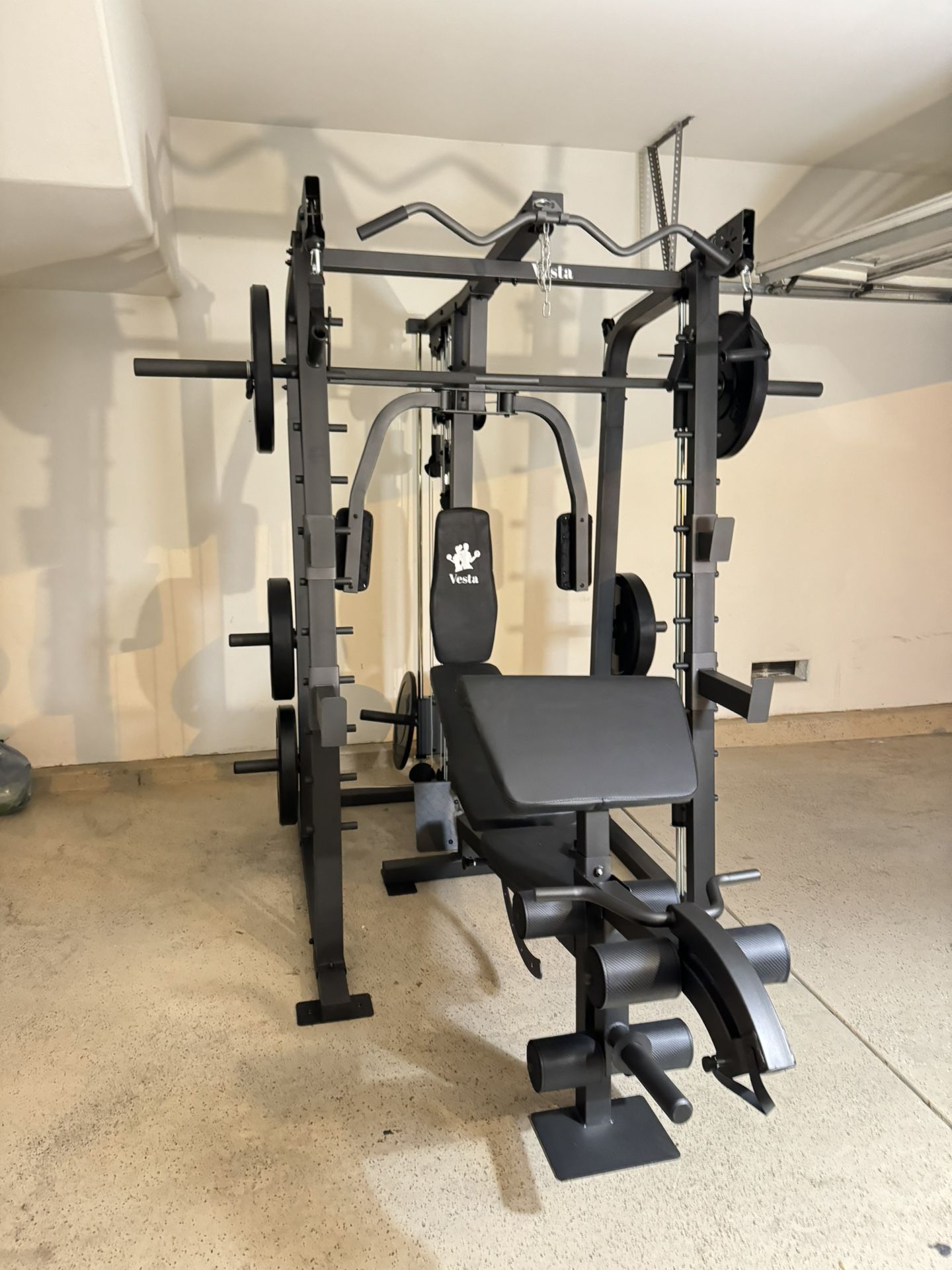 Smith Machine SM2001/FID Adj Bench/Gym Equipment/Fitness/Squat Rack/‼️⭕️WEIGHTS AND BARBELL SOLD INDIVIDUALLY ⭕️‼️FREE DELIVERY🚚