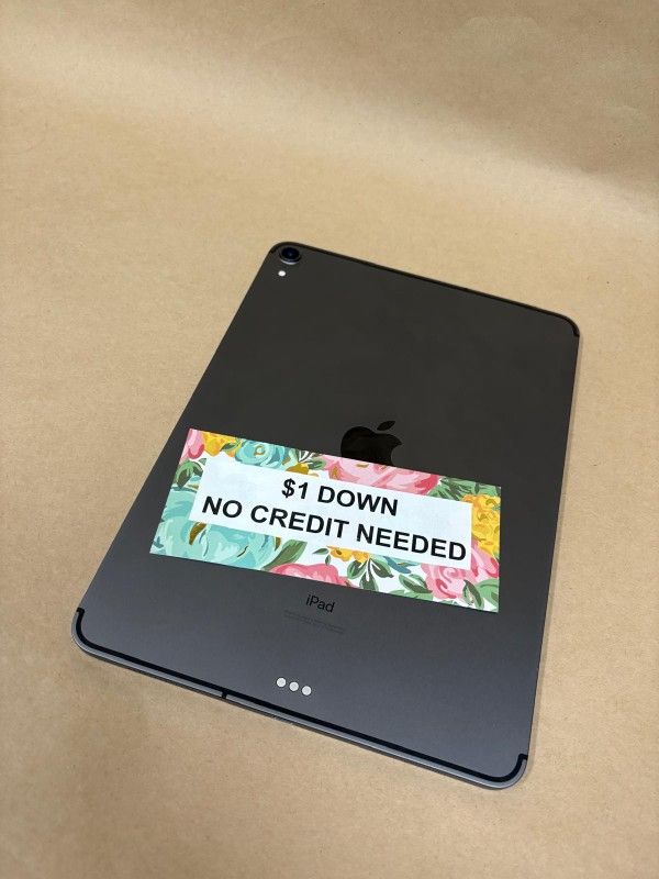 Apple IPad Pro 11 Inch 1st Generation Tablet - Only $1 Today Pay The Rest Later!