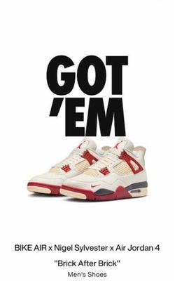 Jordan 4 brick after brick sz11