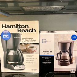 2 COFFEE MAKERS