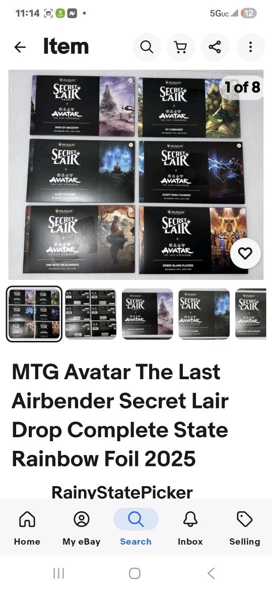  Foil Cards Complete 5 Sets Plus Bonus 