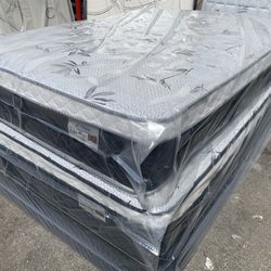 🌟✨Mattress Pillow Top All Sizes ✨🌟 ☑️ 12” inches tall 🟦All sizes 🛏💤 🟠Queen sizes $199 🟡Full sizes $179 🟢Twin sizes $150 🔵Cal king $320 🟣E. K