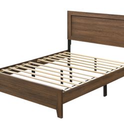 URBAN STYLE OAK FINISH FRAME PLATFORM LOW PROFILE - CAMA