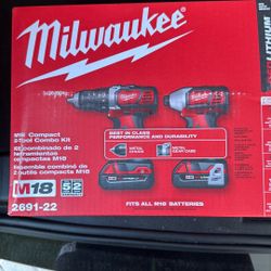 M18 Compact 2 Too Combo Kit Milwaukee