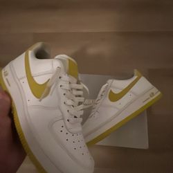 Air Force 1 Bicycle Yellow  Whit Box Size 7 