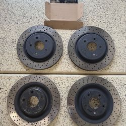 2005-2013 C6 Corvette Brake Pads and Brake Rotors - about 600 miles on them!
