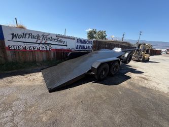 14x7 heavy duty equipment trailer