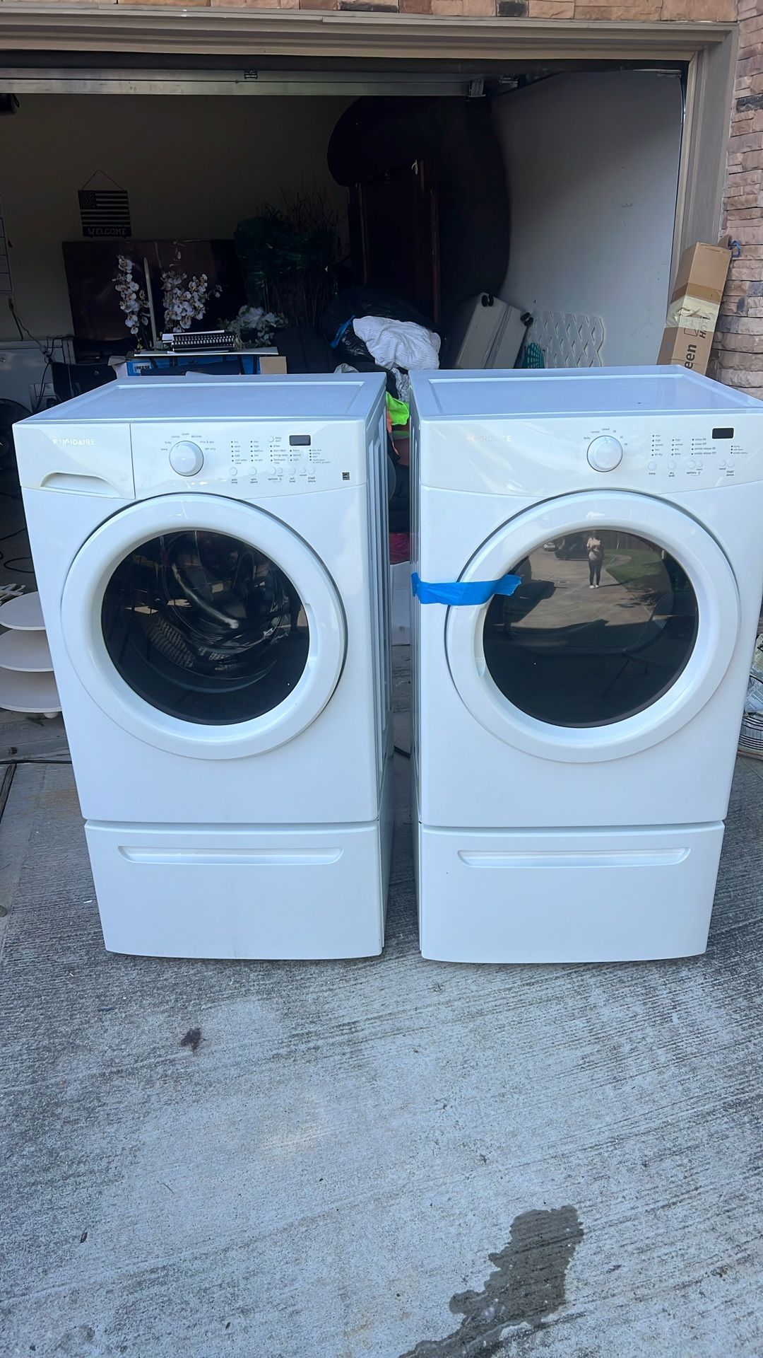 Washer and dryer