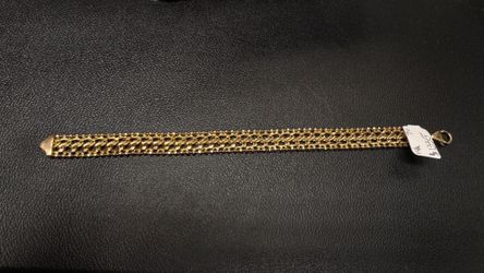14K gold custom bracelet 7” 10.5grms 3816 Steilacoom blvd Lakewood wa