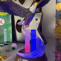 Strength Of A Nation 9/11 Sculpture Collection Limited-edition, handcrafted illuminated eagle sculptures with crystalline features commemorate Septemb