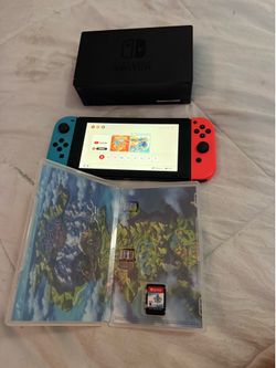 nintendo switch with pokémon game