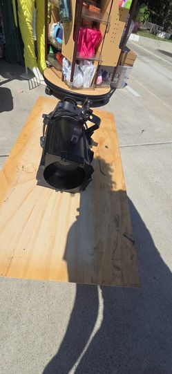 Black Ellipsoidal Stage Spotlight Fixture