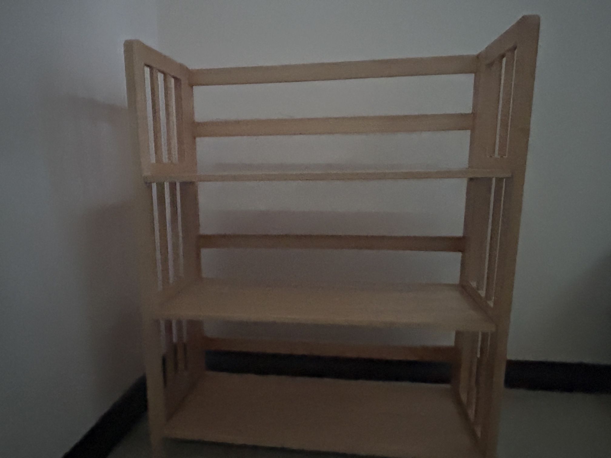 Sturdy Wooden 3-Tier Shelf