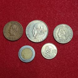 Mexican Mexico coins set# 7
