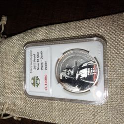 Darth Vader 1 Oz Silver 