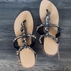 Jeweled Sandals 