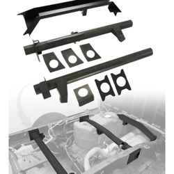 Mountainpeak 3PCS Front and Rear Fuel Tank Support Crossmembers & Rear Upper Shock Mount Crossmember Fit for 2007-2014 Chevy Silverado & GMC Sierra 15