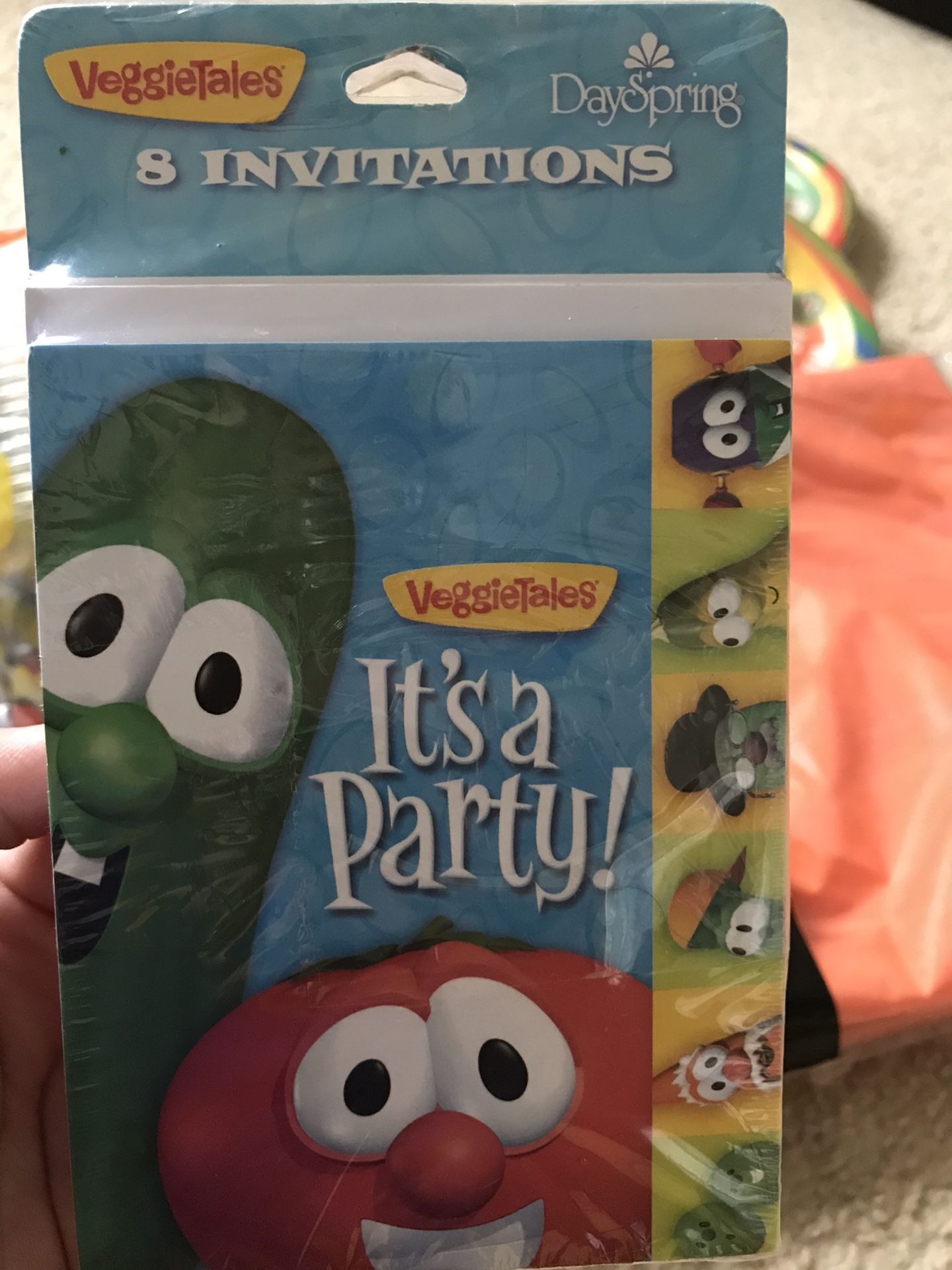 Veggie tales party decoration