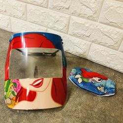Little Mermaid Full Face Plastic Masks Combo For Kids