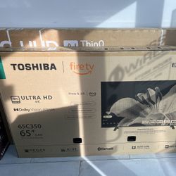 Toshiba 65” Fire TV UHD 4K! Finance For $50 Down Payment!!