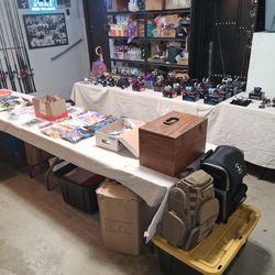 Fishing Gear Garage Sale 
