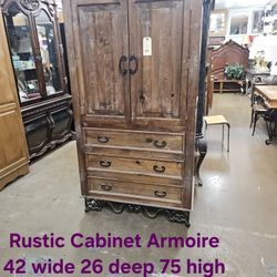 Cabinet Rustic Armoire We are located at 2811 East Bell road. Another Time Around Furniture.
