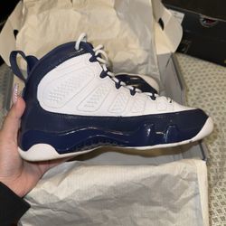 Jordan Retro 9 Blue Pearl 4Y