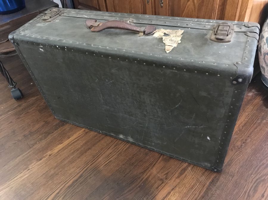 Vintage Amelia Earhart Steamer Trunk
