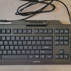 NEW Cherry KC 1000 SC Smartcard Wired USB Keyboard PC Mac Apple Microsoft Laptop Desktop Windows hp