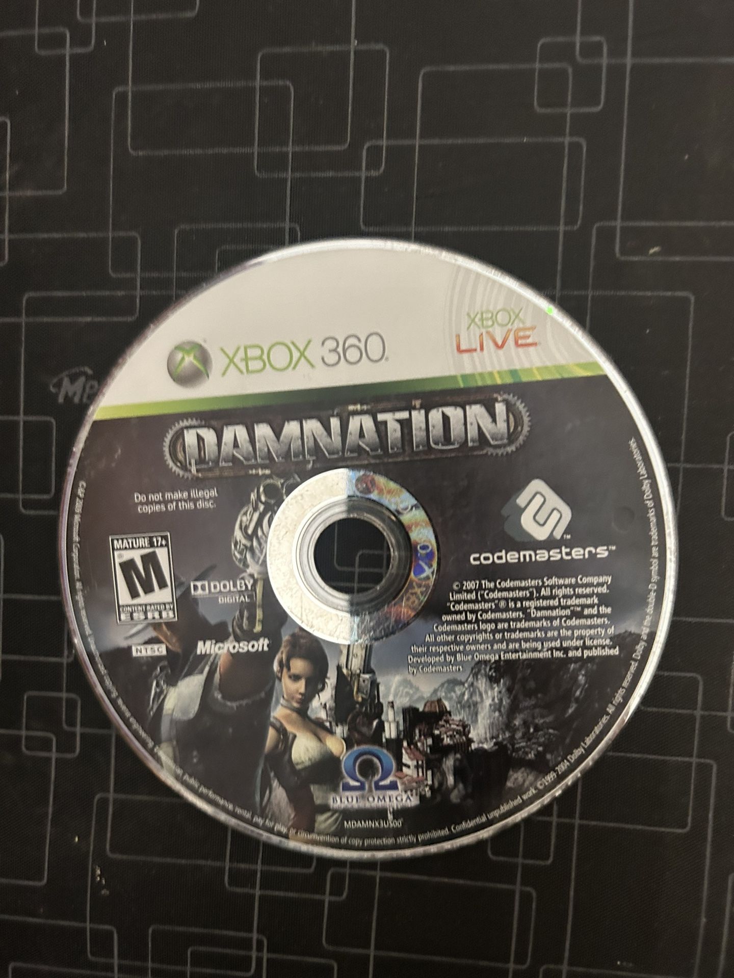 Damnnation Xbox 360 game