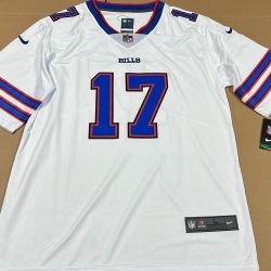 NFL JERSEY BUFFALO BILLS #17 ALLEN White MENS