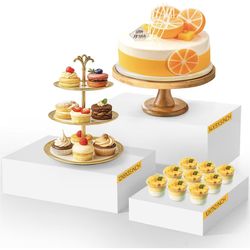 6 Pack Extra Large Acrylic Buffet Risers