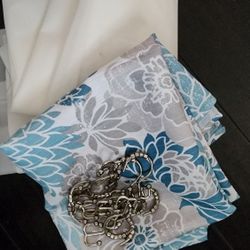 Shower Curtain, Hooks, Liner