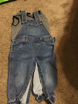 Baby overalls with a vest