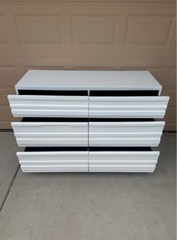 White 6-Drawers
